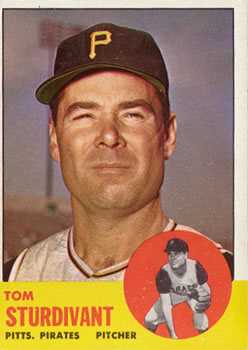 1963 Topps Baseball Cards      281     Tom Sturdivant